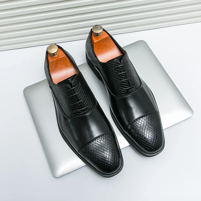 Slyther Genuine Leather Brogues
