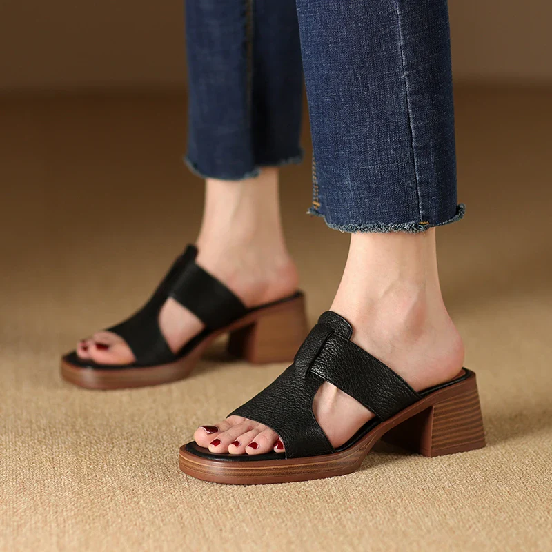 Enara Genuine Leather Sandals