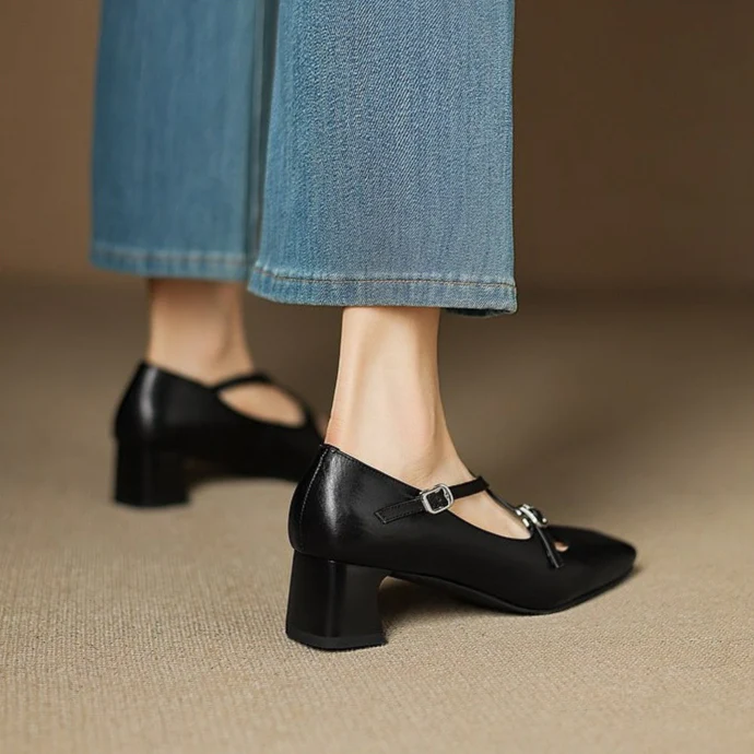 Ciora Genuine Leather Heels