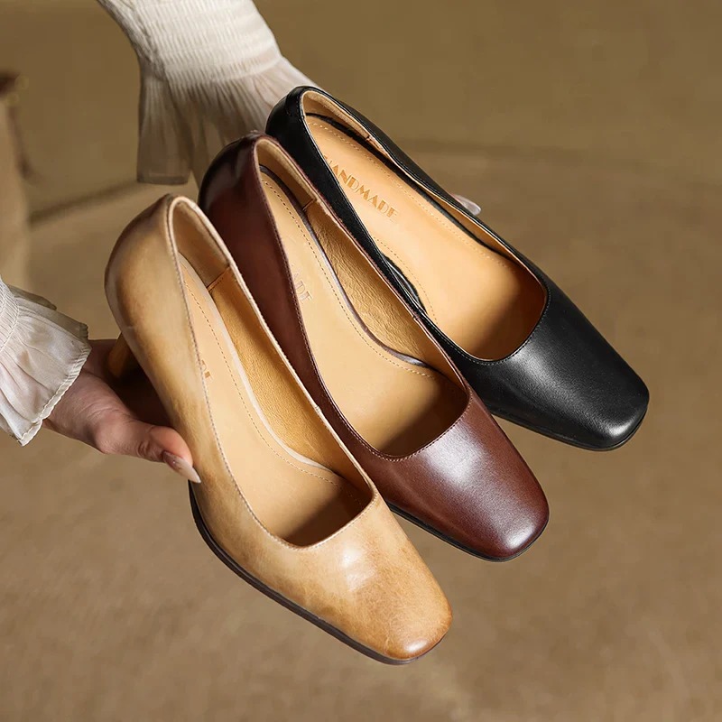 Diara Genuine Leather Heels