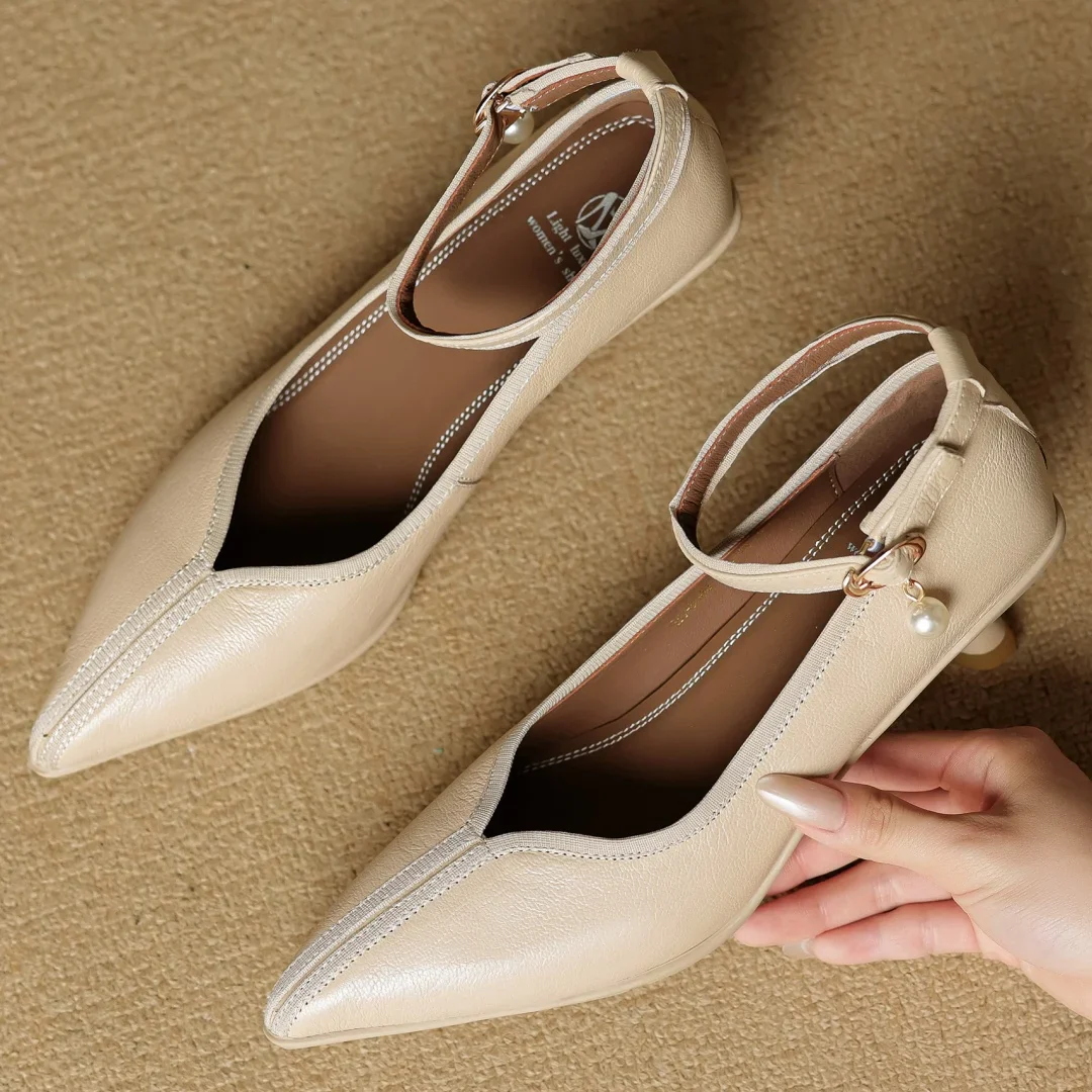 Bellara Genuine Leather Heels