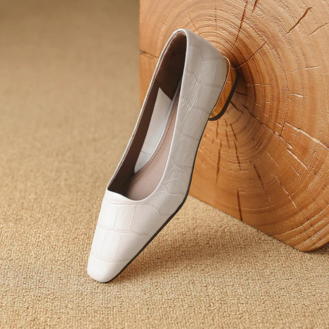 Celene Genuine Leather Heels