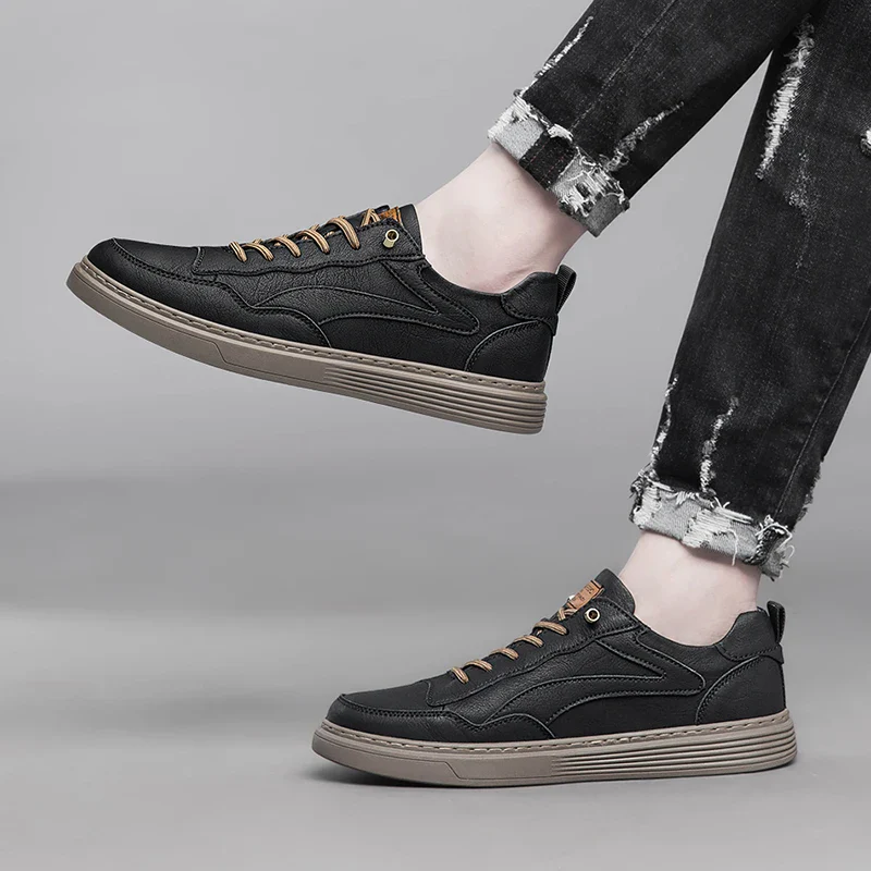 Ozgun Genuine Leather Sneakers