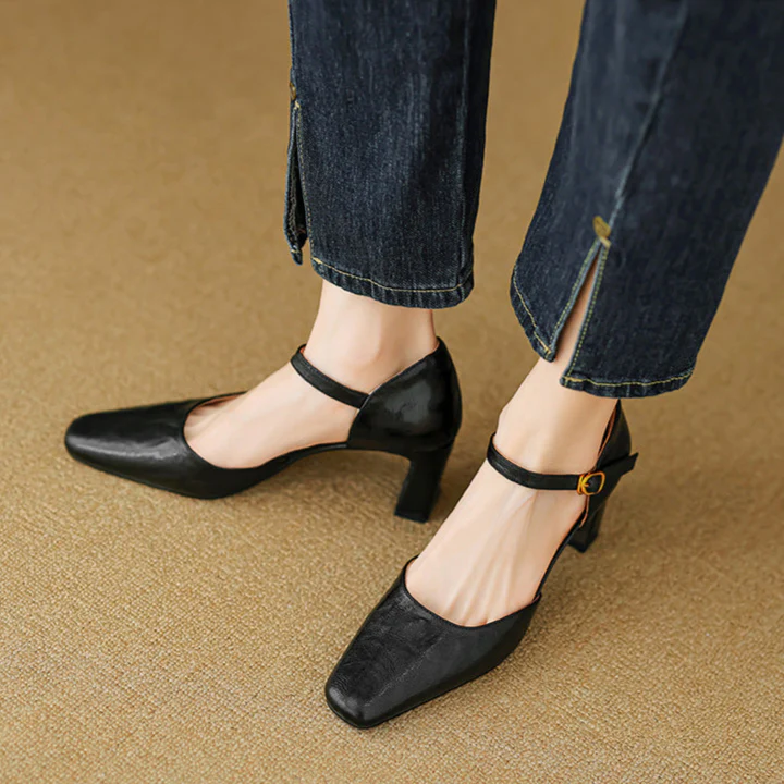 Amaris Genuine Leather Heels