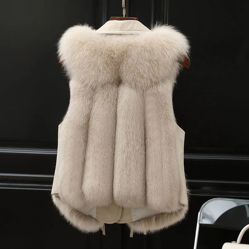 Lucia Fur Vest