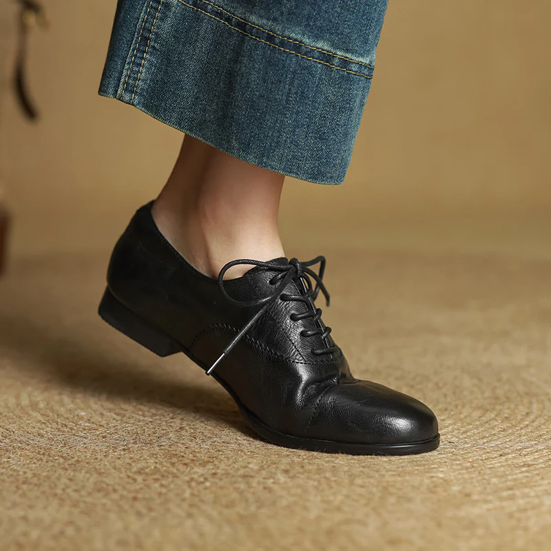 Delyra Genuine Leather Shoes