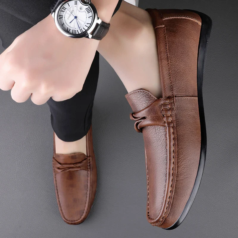 Elston Genuine Leather Loafers