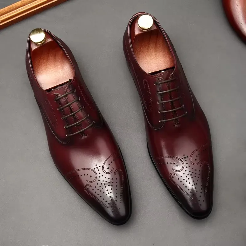 Tarz Genuine Leather Oxfords