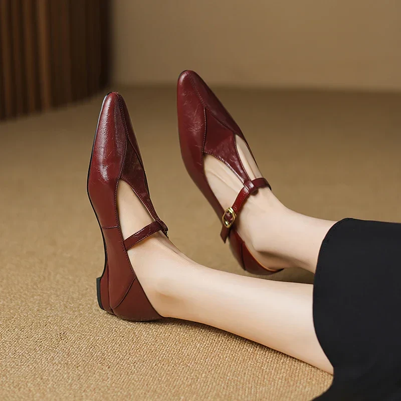 Biana Genuine Leather Heels