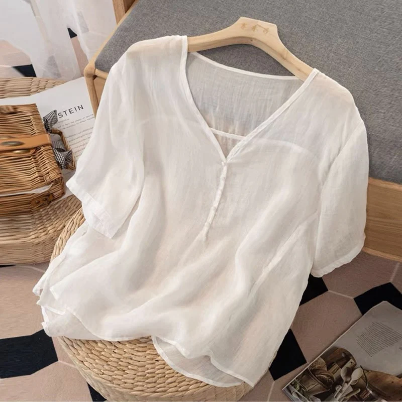 Mayla Linen Blouse