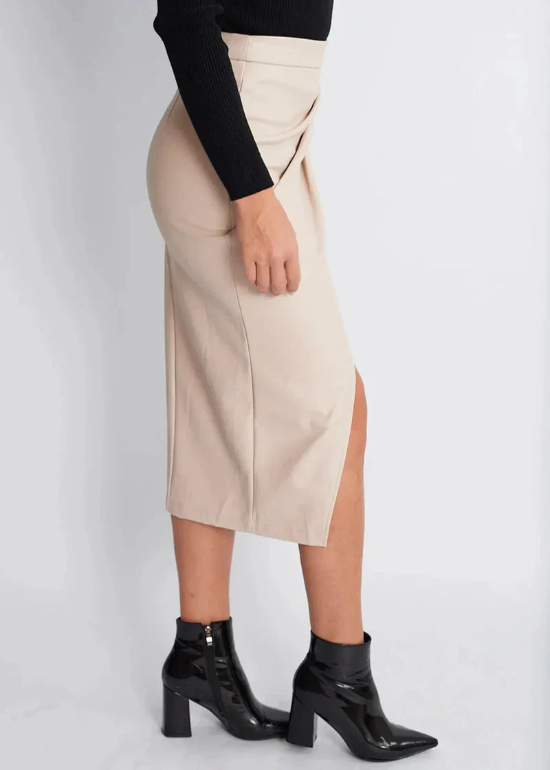 Maeve Leather Skirt