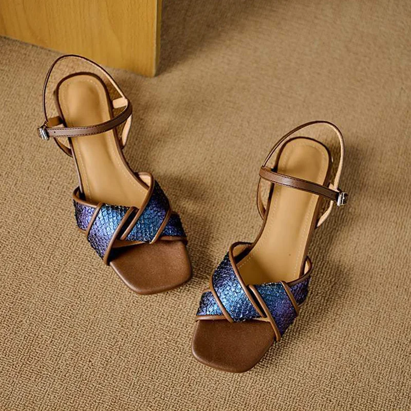 Rovena Leather Sandals