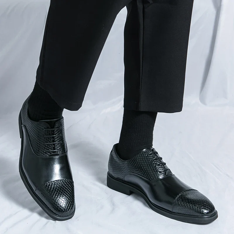 Slyther Genuine Leather Brogues