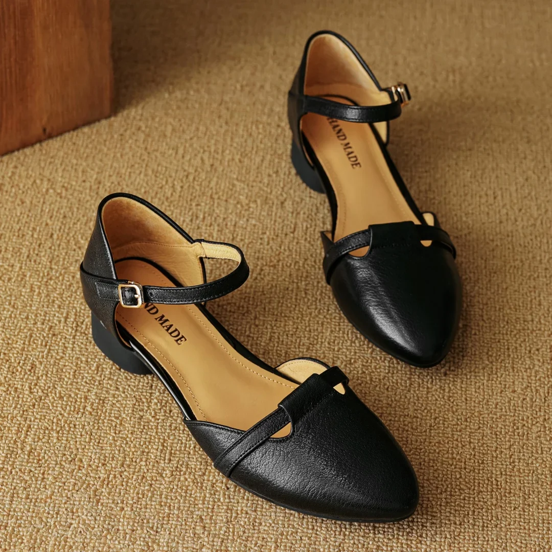 Laney Genuine Leather Heels