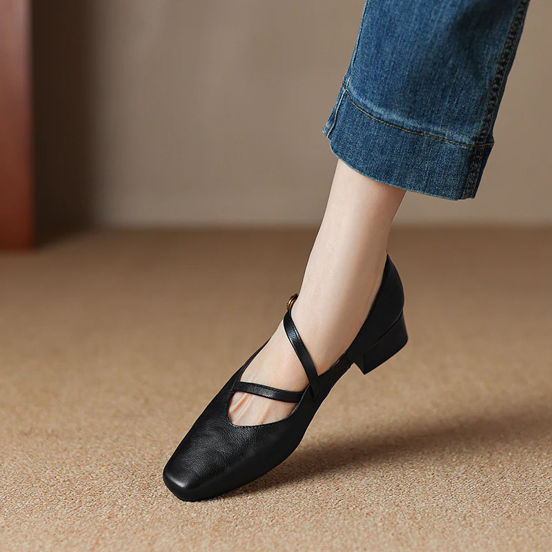 Evra Genuine Leather Heels