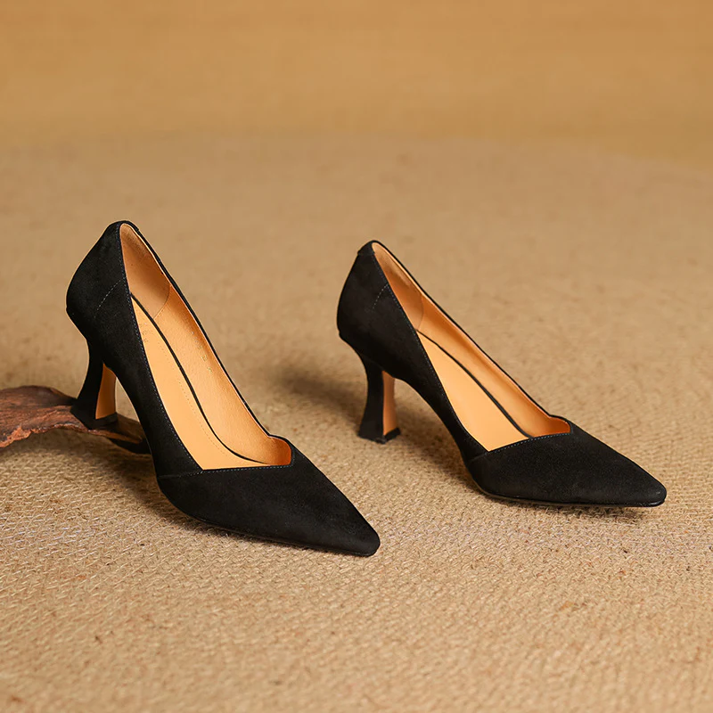 Zyne Genuine Leather Heels