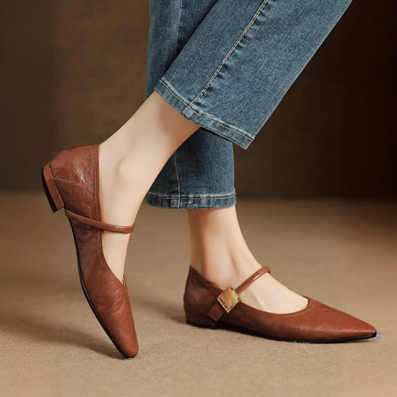 Ulan Genuine Leather Pumps