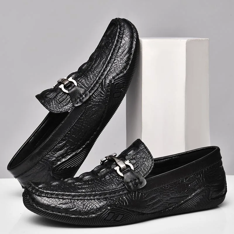 Reptor Genuine Leather Loafers