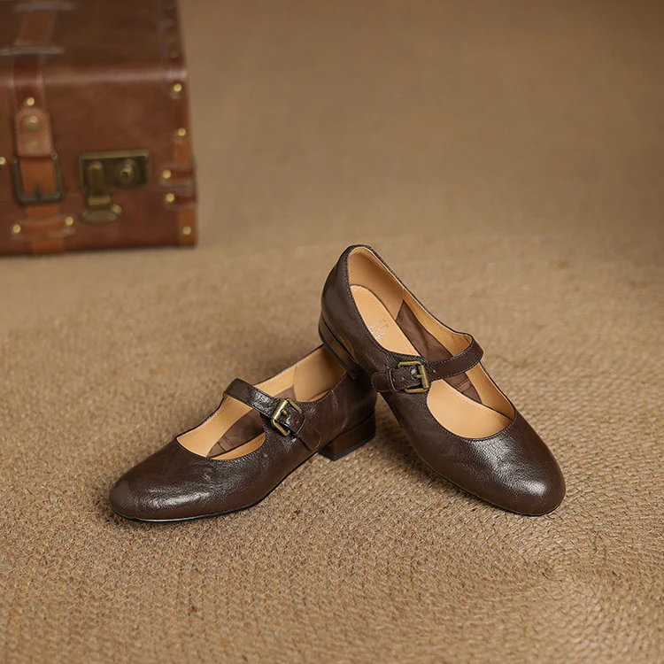 Elva Genuine Leather Shoes