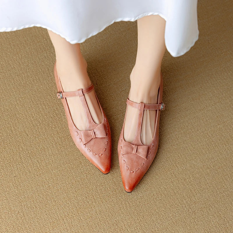 Tiara Genuine Leather Pumps