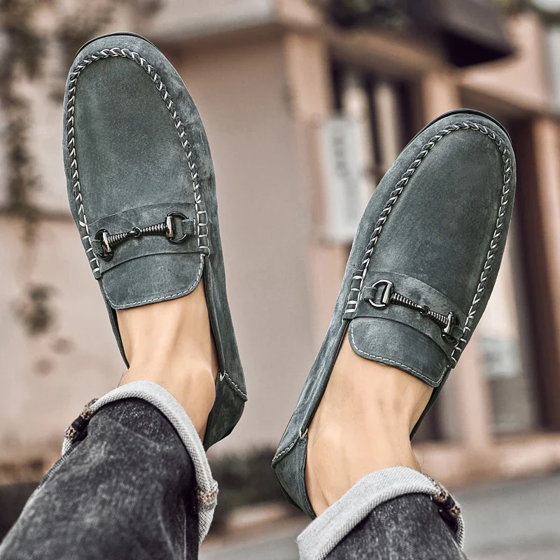 Astire Genuine Suede Loafers