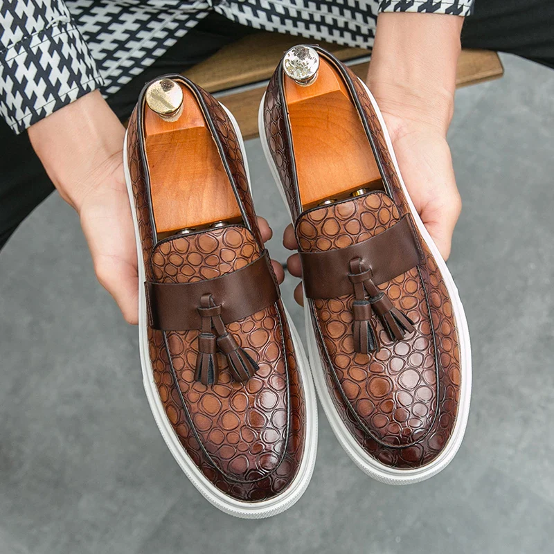Tevan Leather Loafers