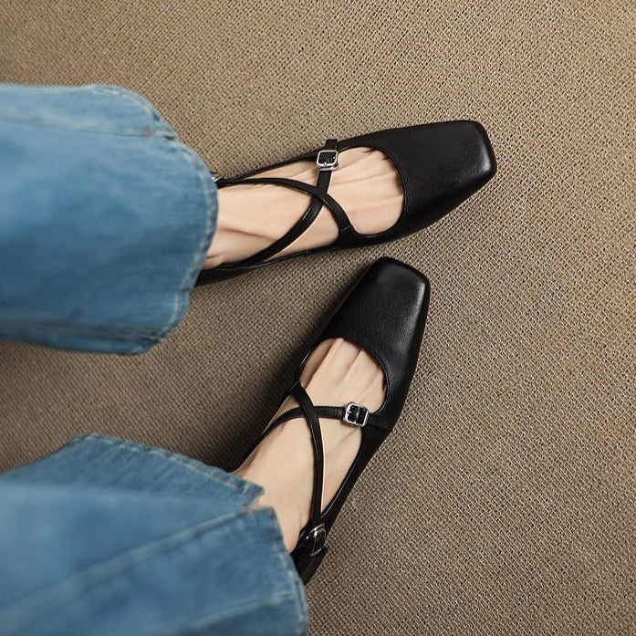 Ciora Genuine Leather Heels