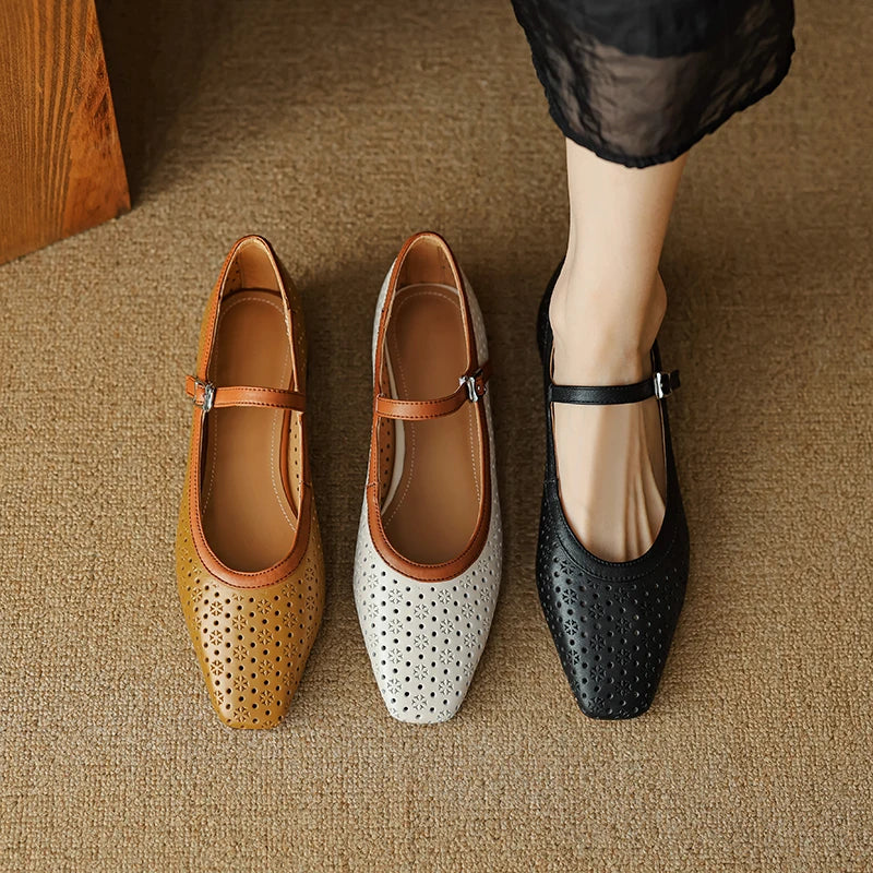 Raika Genuine Leather Pumps