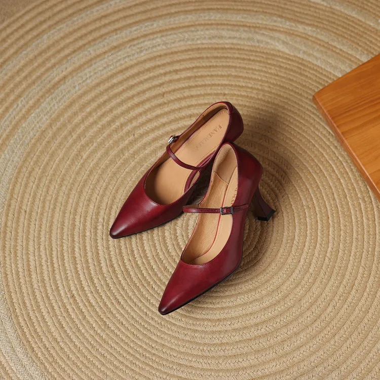 Samara Genuine Leather Heels