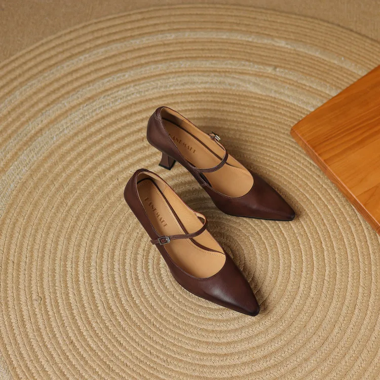 Samara Genuine Leather Heels