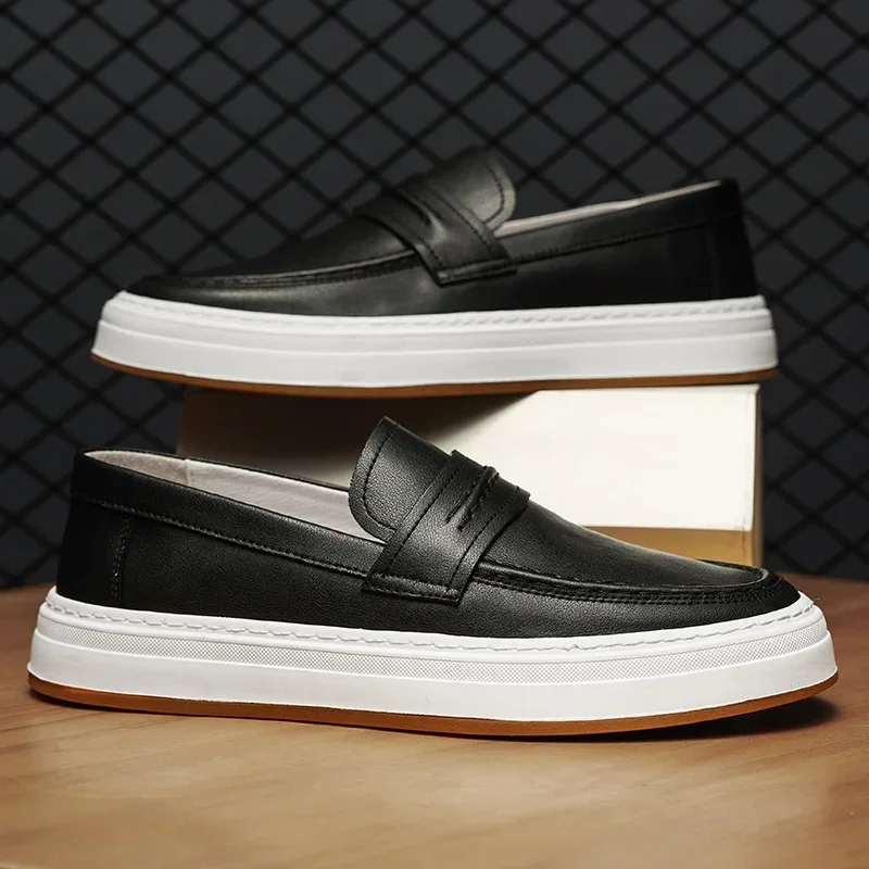 Moico Genuine Leather Loafers