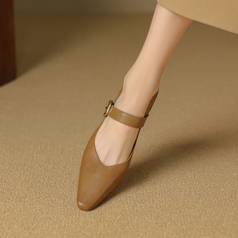 Velma Genuine Leather Heels