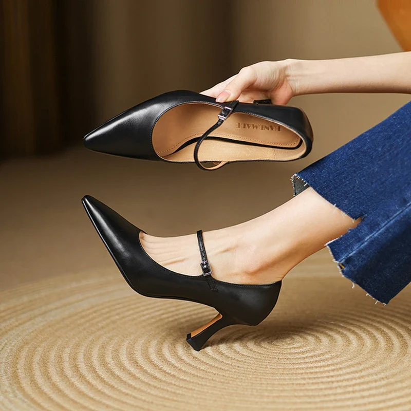 Samara Genuine Leather Heels