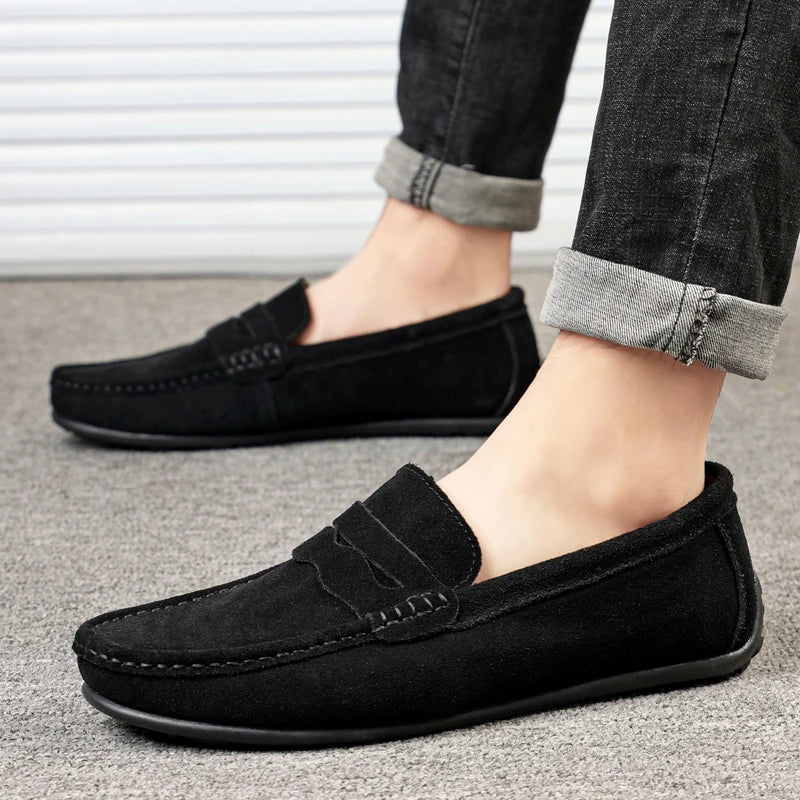 Gildron Genuine Suede Loafers