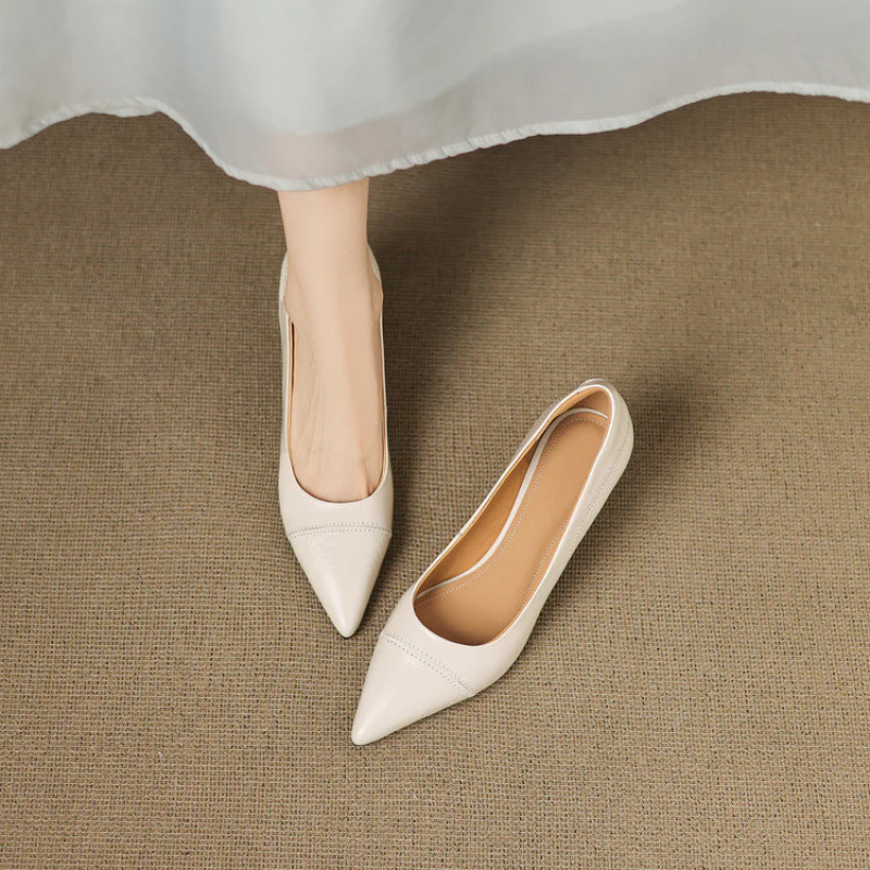 Elyra Genuine Leather Heels