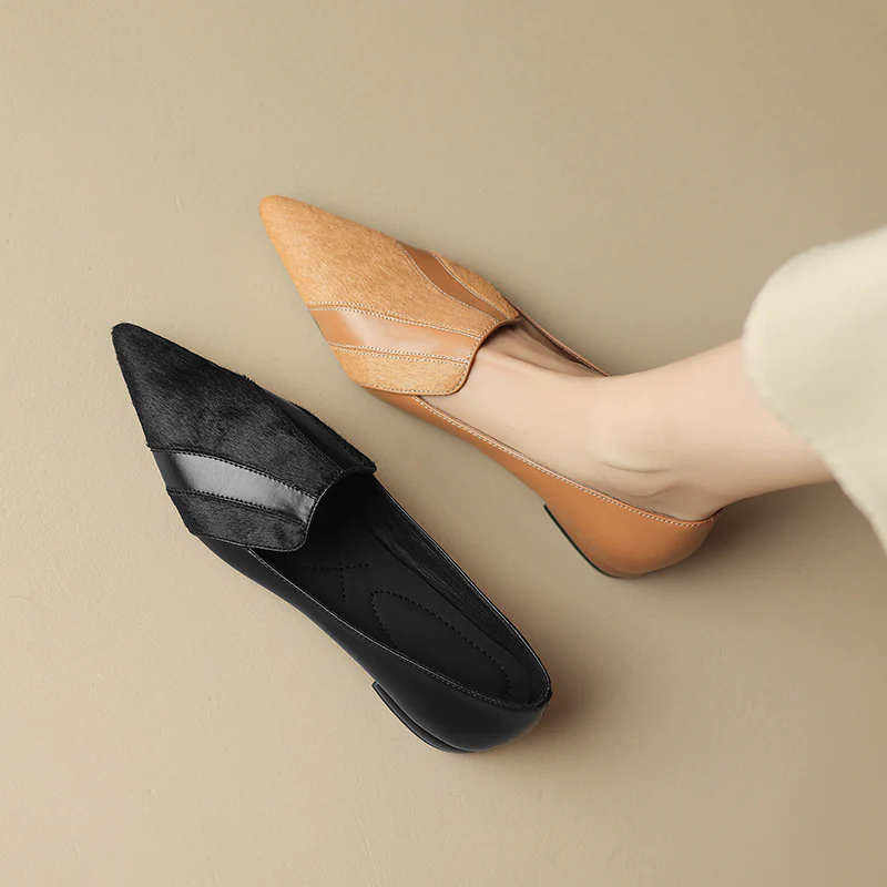 Klara Genuine Leather Flats