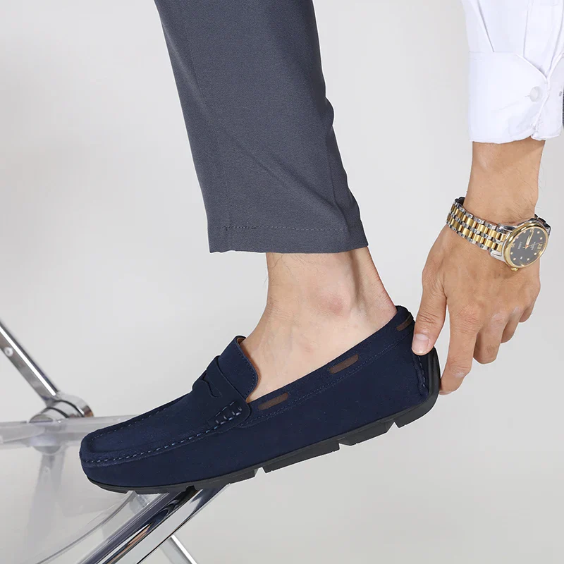 Fletro Genuine Suede Loafers