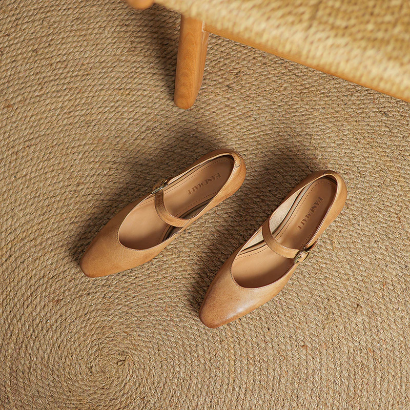 Maira Genuine Leather Heels