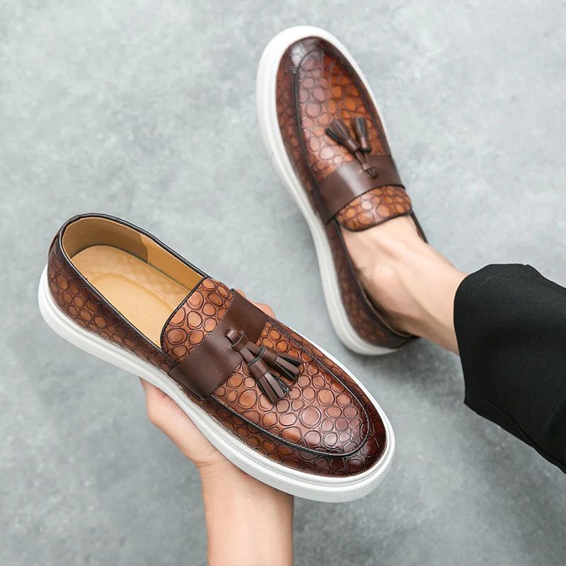 Tevan Leather Loafers