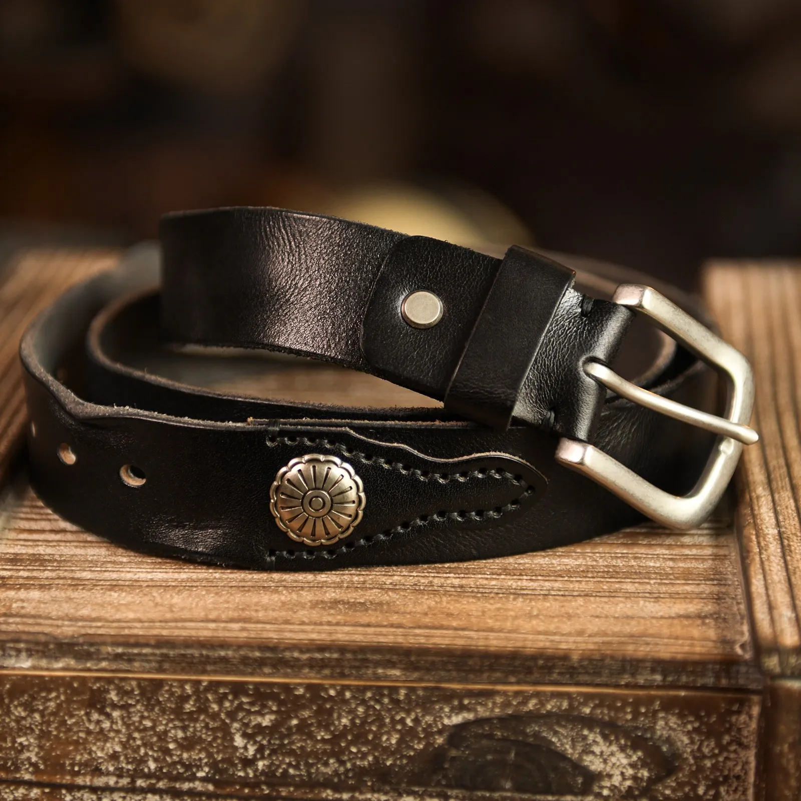 Zack Genuine Leather Belt