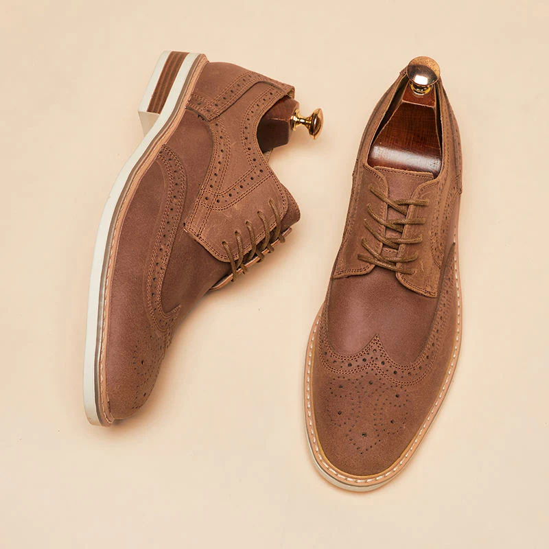 Zaviar Genuine Leather Shoes