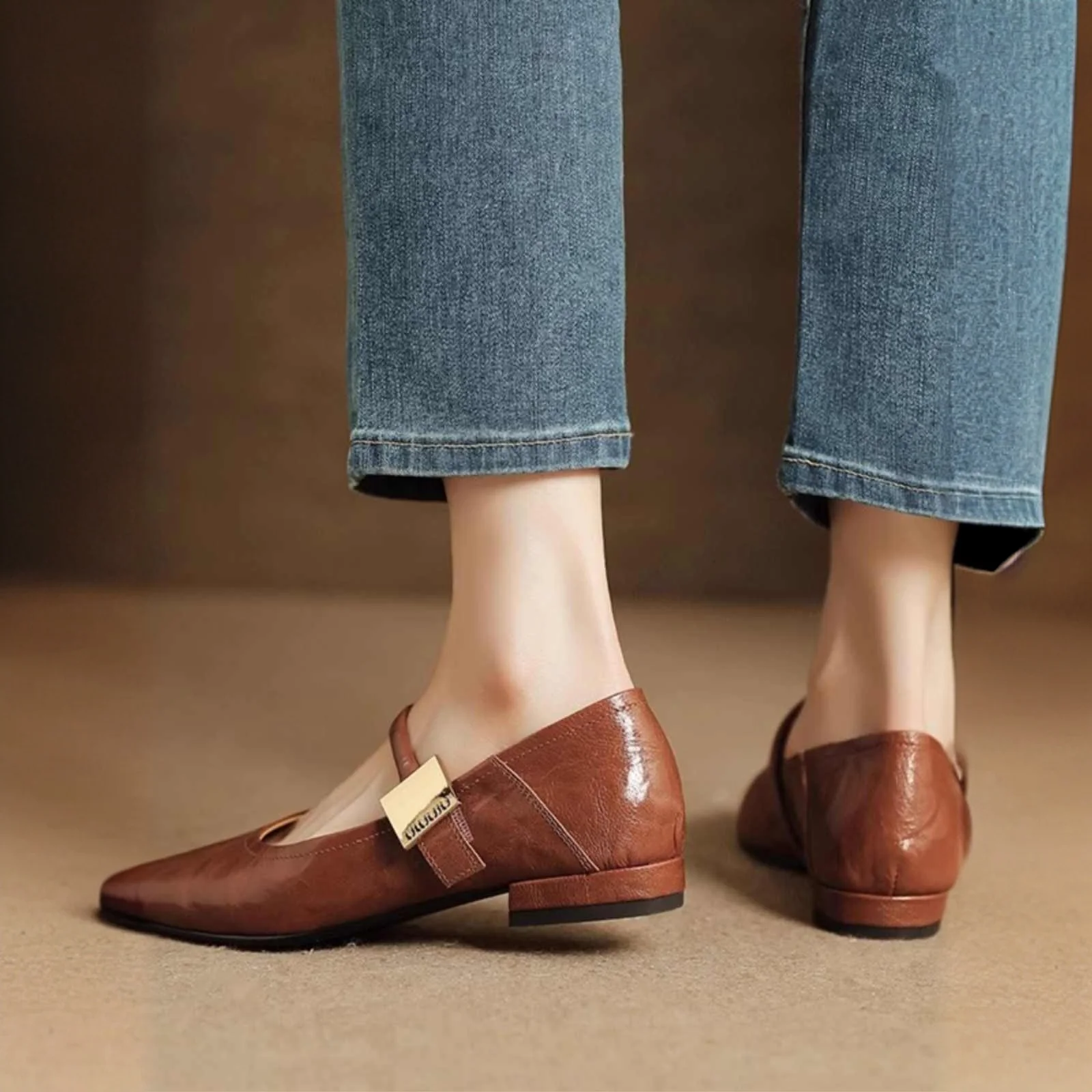 Ulan Genuine Leather Pumps
