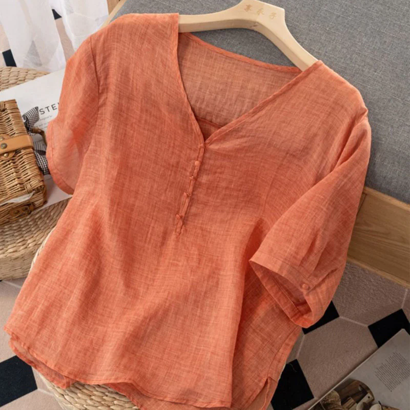 Mayla Linen Blouse