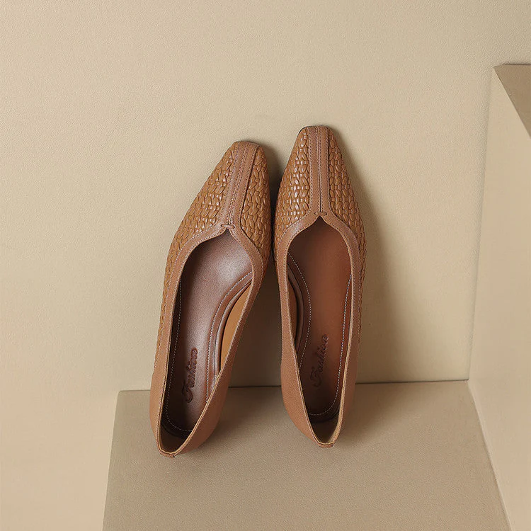 Morissa Genuine Leather Heels