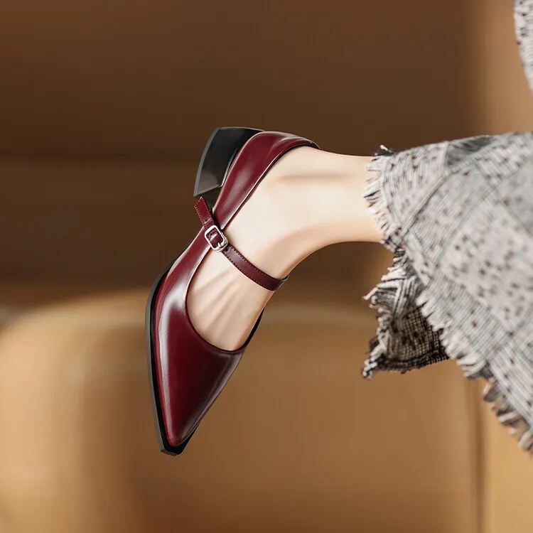 Allure Genuine Leather Heels