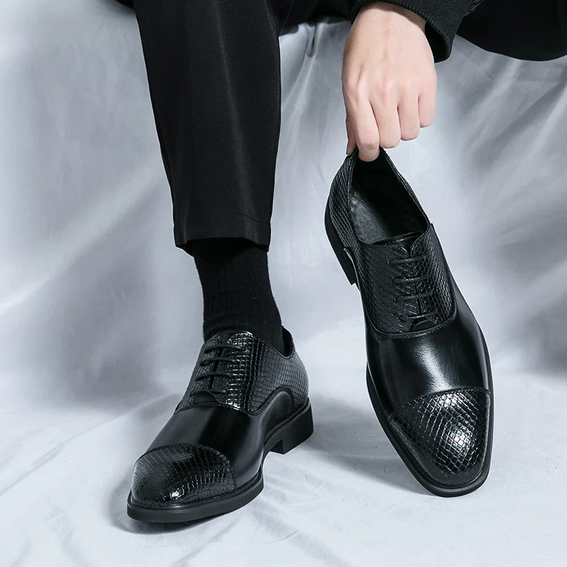 Slyther Genuine Leather Brogues