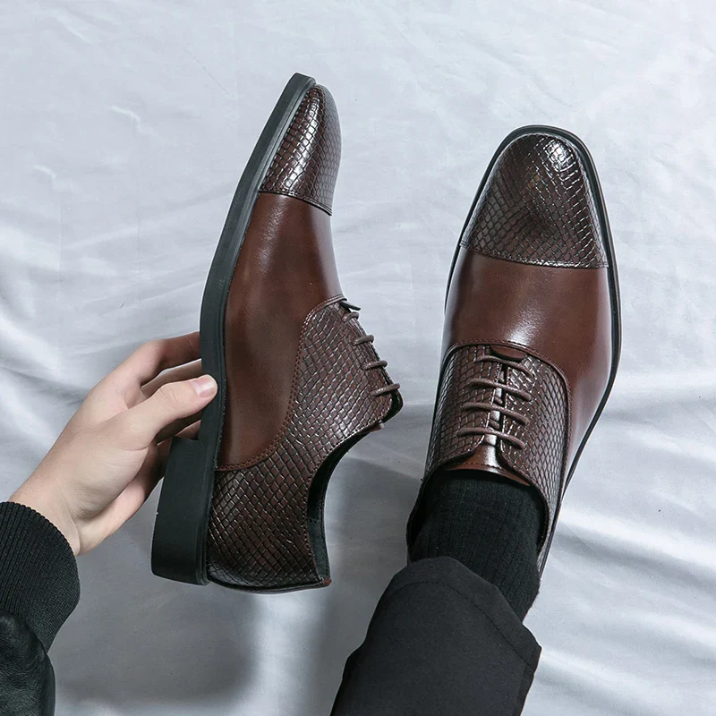 Slyther Genuine Leather Brogues