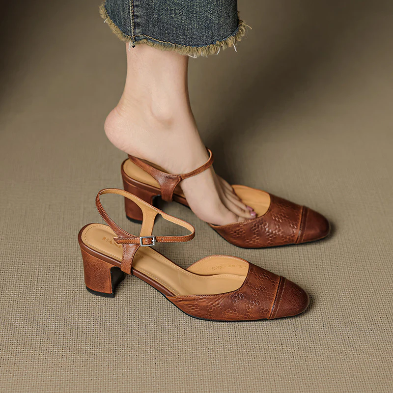 Valery Genuine Leather Pumps