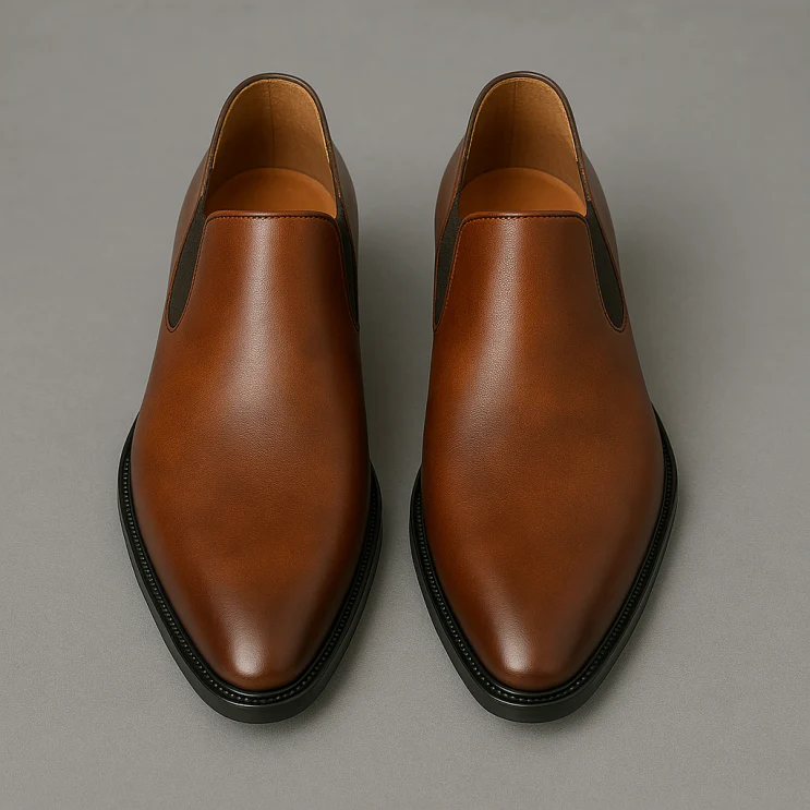 Slevo Genuine Leather Loafers