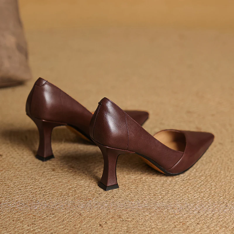 Zyne Genuine Leather Heels